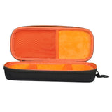 Maxbell Microphone Storage Case Cordless Microphone Case for Travel Outdoor Activity Orange Inside