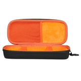 Maxbell Microphone Storage Case Cordless Microphone Case for Travel Outdoor Activity Orange Inside