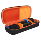 Maxbell Microphone Storage Case Cordless Microphone Case for Travel Outdoor Activity Orange Inside
