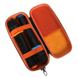 Maxbell Microphone Storage Case Cordless Microphone Case for Travel Outdoor Activity Orange Inside