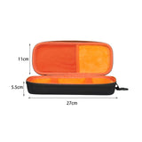 Maxbell Microphone Storage Case Cordless Microphone Case for Travel Outdoor Activity Orange Inside