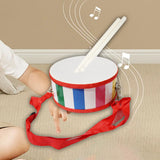 Maxbell Traditional Chinese Waist Drum 2 Drumsticks Holiday Gift Sensory Musical Toy