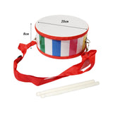 Maxbell Traditional Chinese Waist Drum 2 Drumsticks Holiday Gift Sensory Musical Toy