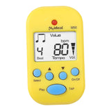Maxbell Mini Digital Metronome Beat Tempo Electronic Metronome for Violin Drum Piano Yellow