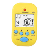 Maxbell Mini Digital Metronome Beat Tempo Electronic Metronome for Violin Drum Piano Yellow