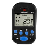 Maxbell Mini Digital Metronome Beat Tempo Electronic Metronome for Violin Drum Piano Black