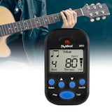 Maxbell Mini Digital Metronome Beat Tempo Electronic Metronome for Violin Drum Piano Black