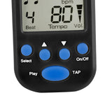 Maxbell Mini Digital Metronome Beat Tempo Electronic Metronome for Violin Drum Piano Black