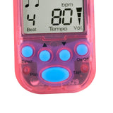 Maxbell Mini Digital Metronome Beat Tempo Electronic Metronome for Violin Drum Piano Red