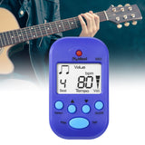 Maxbell Mini Digital Metronome Beat Tempo Electronic Metronome for Violin Drum Piano Blue