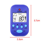 Maxbell Mini Digital Metronome Beat Tempo Electronic Metronome for Violin Drum Piano Blue