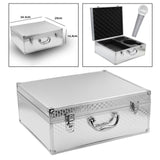 Maxbell Mic Gear Storage Box Durable Stage Hard Case Mic Bag EVA Interior Hard Shell