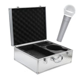 Maxbell Mic Gear Storage Box Durable Stage Hard Case Mic Bag EVA Interior Hard Shell