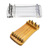 Maxbell Zither Finger Exerciser Harp Exerciser for Beginners Adults Trainning Guitar transparent