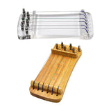 Maxbell Zither Finger Exerciser Harp Exerciser for Beginners Adults Trainning Guitar transparent