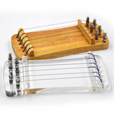 Maxbell Zither Finger Exerciser Harp Exerciser for Beginners Adults Trainning Guitar transparent