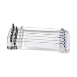 Maxbell Zither Finger Exerciser Harp Exerciser for Beginners Adults Trainning Guitar transparent