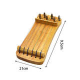 Maxbell Zither Finger Exerciser Harp Exerciser for Beginners Adults Trainning Guitar solid wood