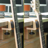 Maxbell Guitar Stand Home Clamp Guitar Hook for Acoustic Guitar Bass Electric Guitar Wood