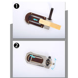 Maxbell Clarinet Reed Cutter Sturdy Saxophone Reed Trimmer for Music Room Home Stage For Alto Sax