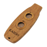 Maxbell Maxbell Musical Instruments Wooden Portable Kazoo Double Hole Kids Children Beginner style B