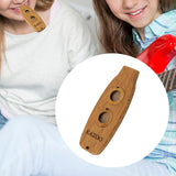 Maxbell Maxbell Musical Instruments Wooden Portable Kazoo Double Hole Kids Children Beginner style B