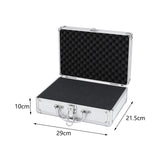 Maxbell Hard Shell Carrying Case Microphone Shockproof Case for Portable Electronics key S