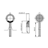 Maxbell 2x Internal Magnet Speaker Audio for Medical Equipment Toys Security Systems