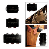 Maxbell Maxbell Percussion Finger Tambourine Percussion Accessories for Entertainment Cajons 8.5cmx9cmx2cm