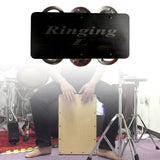 Maxbell Maxbell Percussion Finger Tambourine Percussion Accessories for Entertainment Cajons 13.5cmx9cmx2cm