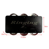 Maxbell Maxbell Percussion Finger Tambourine Percussion Accessories for Entertainment Cajons 13.5cmx9cmx2cm