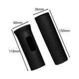 Maxbell 2xHandheld Mic Protection Sleeve with Sponge Foam Cover for Party Stage Studio Black