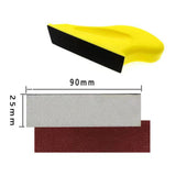 Maxbell Maxbell Guitar Fret Polishing File Guitar Fingerboard Luthier Tool for Mandolin Bass