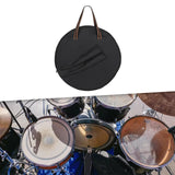 Maxbell Maxbell Dumb Drum Bag 14 inch Storage Bag Drum Bag for Drum Storage Music Enthusiast Yellow stripe