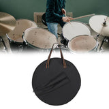 Maxbell Maxbell Dumb Drum Bag 14 inch Storage Bag Drum Bag for Drum Storage Music Enthusiast Yellow stripe