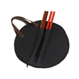 Maxbell Maxbell Dumb Drum Bag 14 inch Storage Bag Drum Bag for Drum Storage Music Enthusiast Yellow stripe