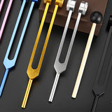 Maxbell Maxbell Tuning Forks Set Tuning Devices Sensory Hearing Care Tool for Men Women Home 21.5cm gold