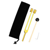 Maxbell Maxbell Tuning Forks Set Tuning Devices Sensory Hearing Care Tool for Men Women Home 21.5cm gold