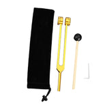 Maxbell Maxbell Tuning Forks Set Tuning Devices Sensory Hearing Care Tool for Men Women Home 21.5cm gold
