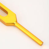 Maxbell Maxbell Tuning Forks Set Tuning Devices Sensory Hearing Care Tool for Men Women Home 21.5cm gold
