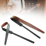 Maxbell Maxbell Double Sided Guitar Strap Leisure for Classical Guitars Electric Guitar Bass Deep brown