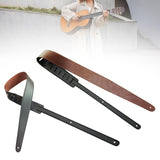 Maxbell Maxbell Double Sided Guitar Strap Leisure for Classical Guitars Electric Guitar Bass Deep brown