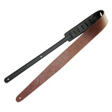 Maxbell Maxbell Double Sided Guitar Strap Leisure for Classical Guitars Electric Guitar Bass Deep brown