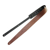 Maxbell Maxbell Double Sided Guitar Strap Leisure for Classical Guitars Electric Guitar Bass Deep brown