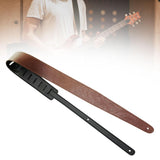 Maxbell Maxbell Double Sided Guitar Strap Leisure for Classical Guitars Electric Guitar Bass Deep brown