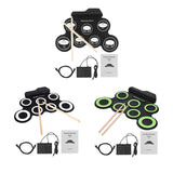 Maxbell Maxbell Roll up Drum Set Portable Multipurpose Professional Portable Electronic Drum Black