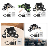 Maxbell Maxbell Roll up Drum Set Portable Multipurpose Professional Portable Electronic Drum Black
