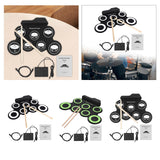 Maxbell Maxbell Roll up Drum Set Portable Multipurpose Professional Portable Electronic Drum Black