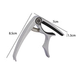 Maxbell Maxbell Guitar Capo Guitar Clip Metal Universal String Clamp for Banjo Bass Mandolin Argent