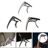 Maxbell Maxbell Guitar Capo Guitar Clip Metal Universal String Clamp for Banjo Bass Mandolin Argent